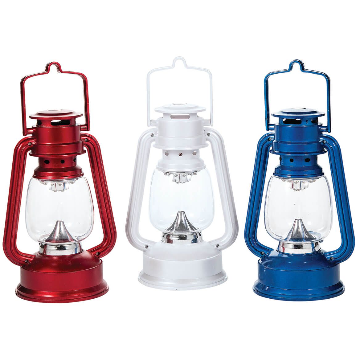 Red, White and Blue Lanterns Set of 3 + '-' + 369431