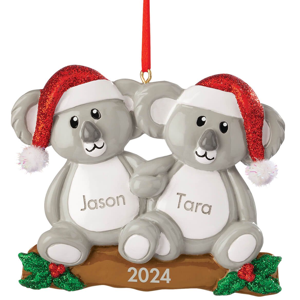 Personalized Koala Couple Ornament + '-' + 370465