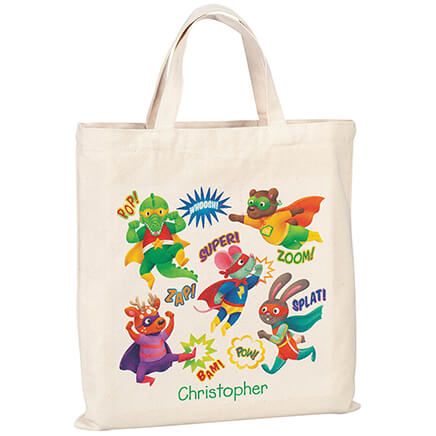 Personalized Children's Superheroes Tote-370499