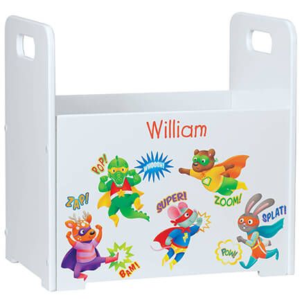 Personalized Superheroes Book Caddy-370500