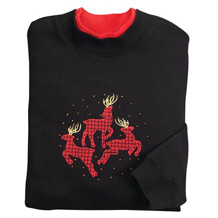 Dancing Deer Sweatshirt by Sawyer Creek™-370648