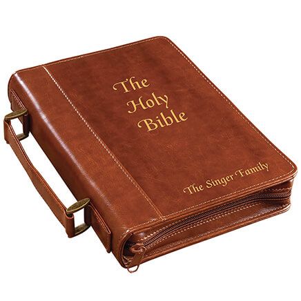 Personalized Brown Bible Case-370846