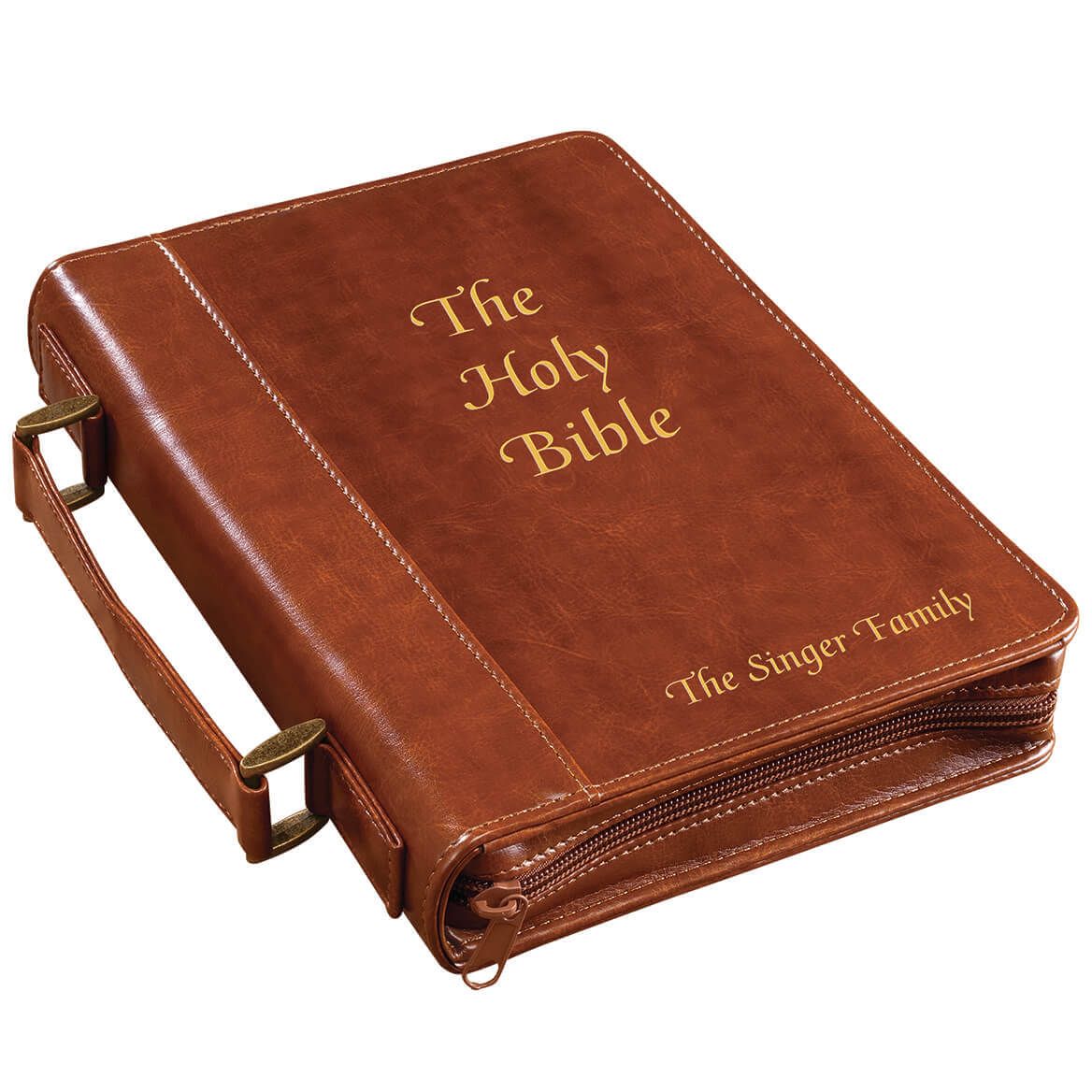 Personalized Brown Bible Case + '-' + 370846
