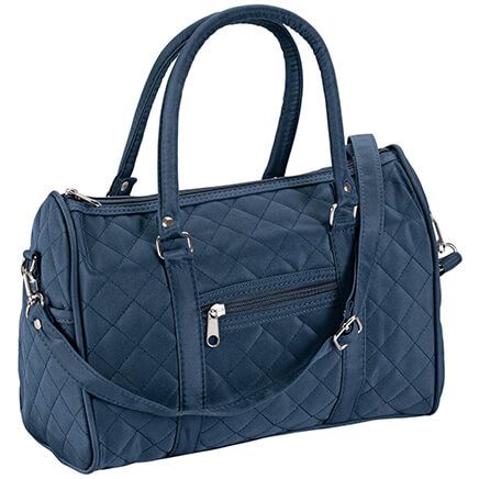 Quilted Barrel Handbag-370859