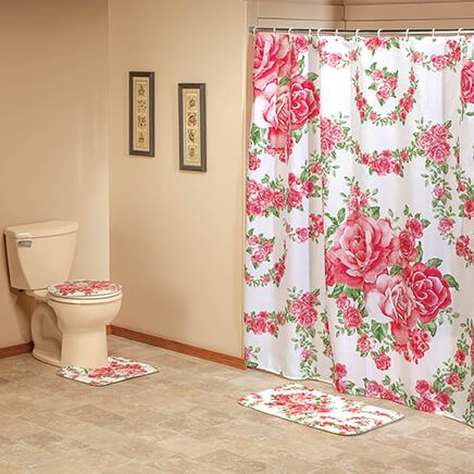 Rose Bouquet 4pc Bathroom Collection-371033