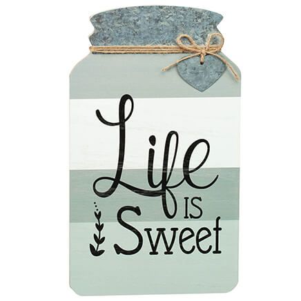 Mason Jar Life is Sweet Wall Decor-371187