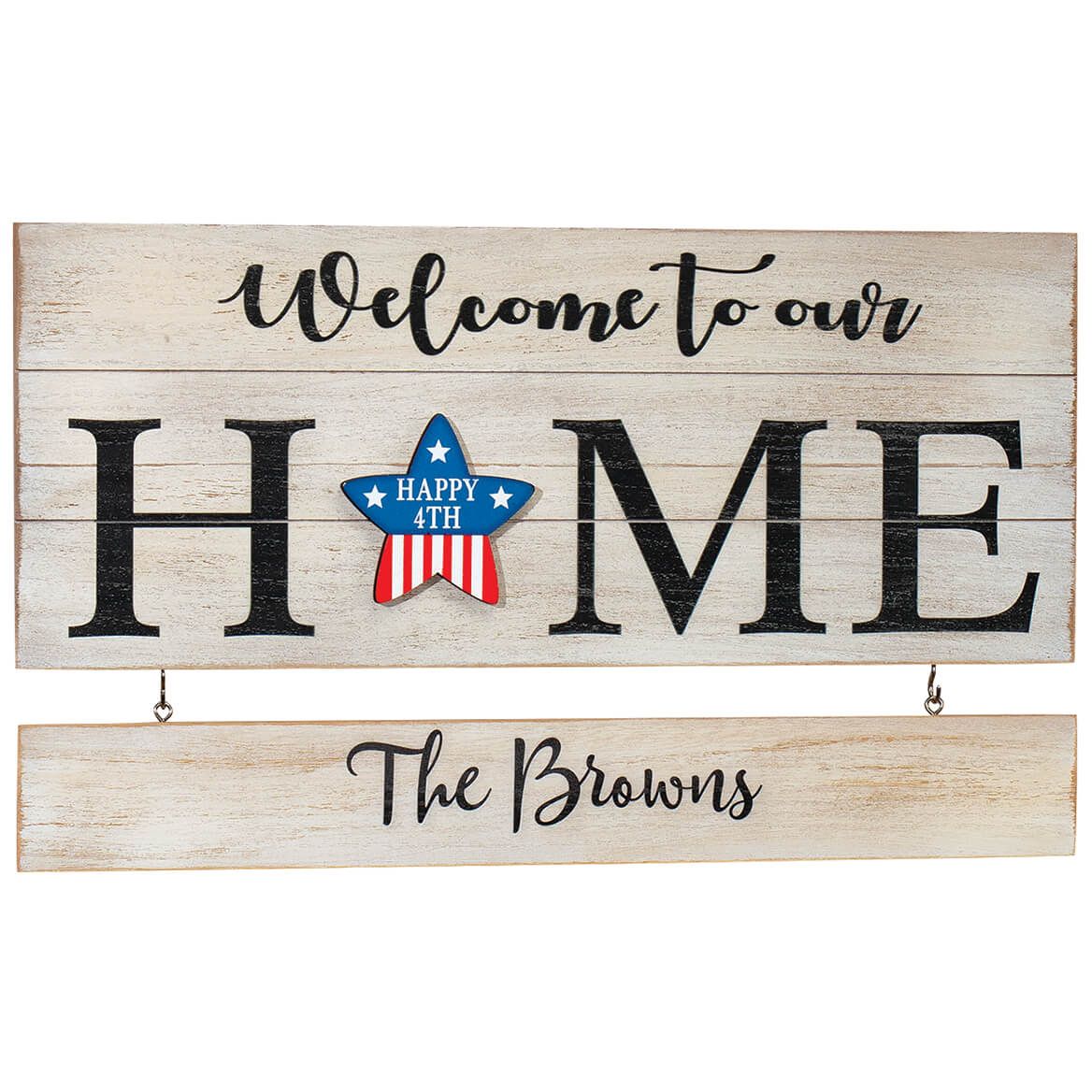 Personalized "Welcome to our Home" Holiday Plaque + '-' + 371319