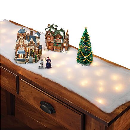 Lighted Snow Table Runner, Set of 2-371417