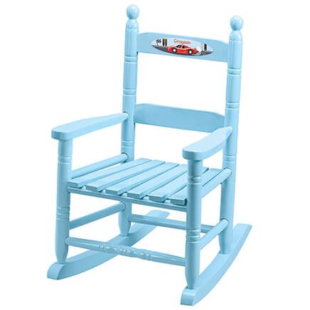 Personalized Racecar Children's Rocking Chair-371716