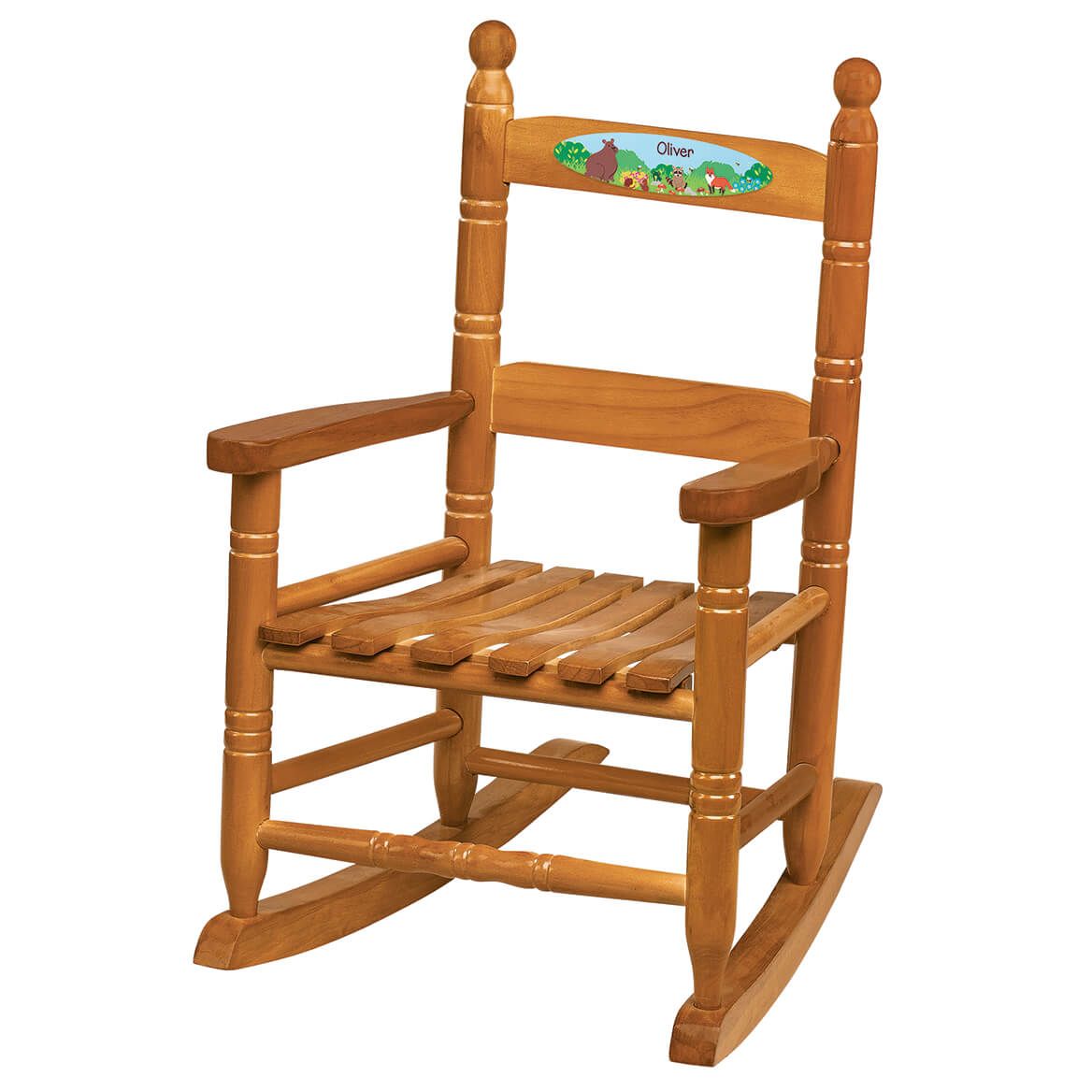 Personalized Woodland Animals Children's Rocking Chair + '-' + 371717