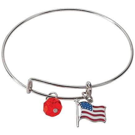 Patriotic Adjustable Charm Bracelet-371852