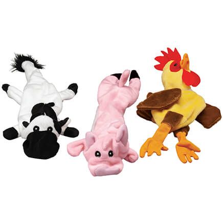 Stuffing Free Farm Animal Dog Toys, Set of 3-371949