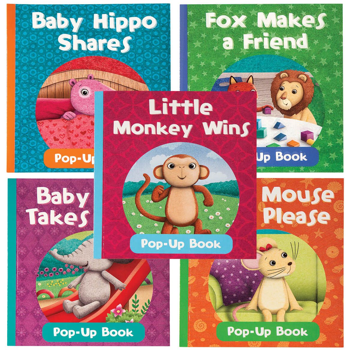 Baby Animals Pop-Up Books, Set of 5 + '-' + 372082