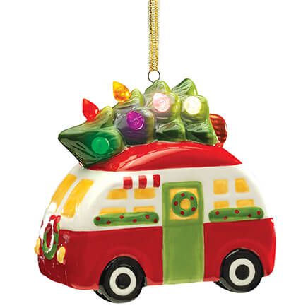 Lighted Camper Ornament by Holiday Peak™-372226