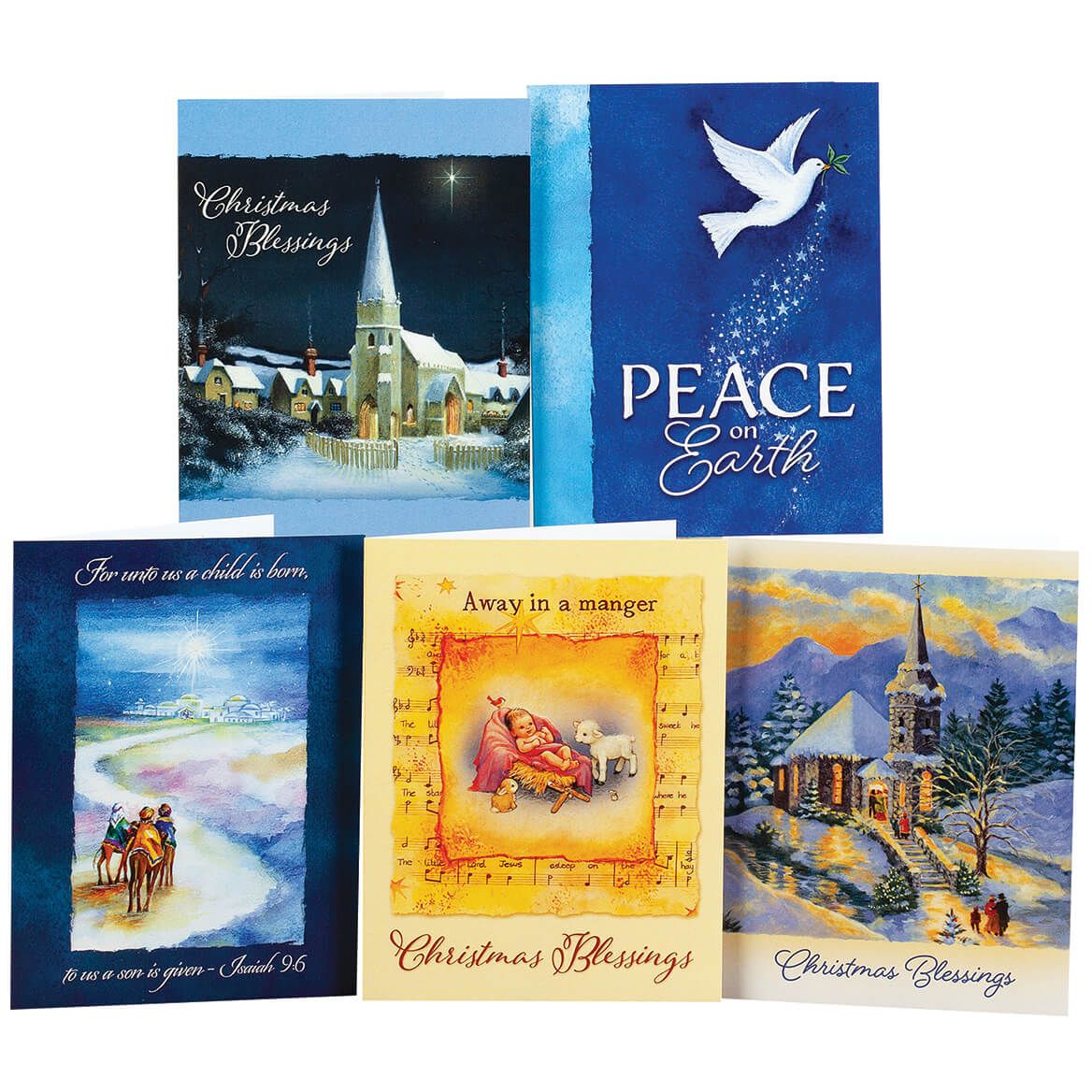 Christmas Variety Pack Cards, Set of 20 Religious + '-' + 372239
