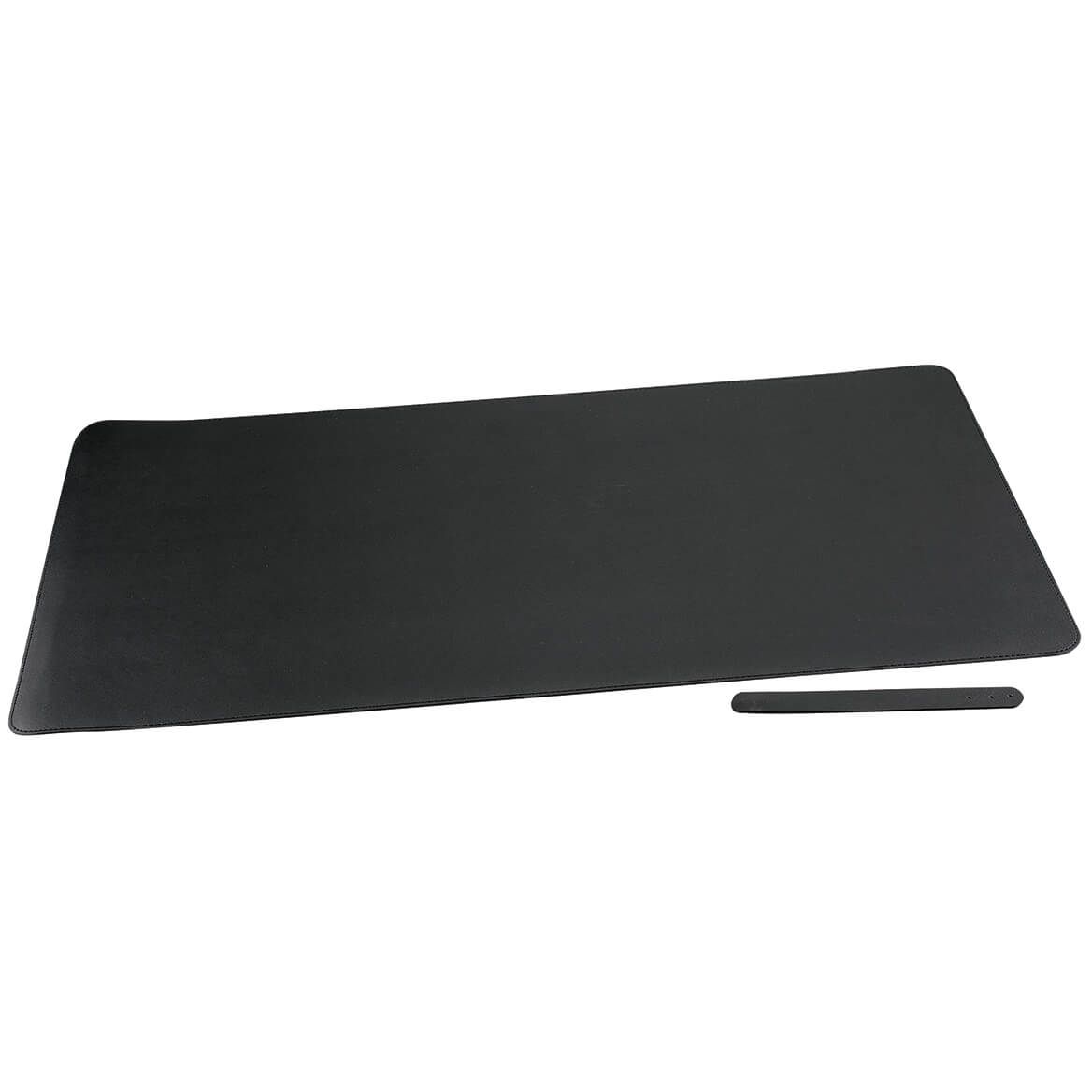 Black Faux Leather Desk Mat + '-' + 372307