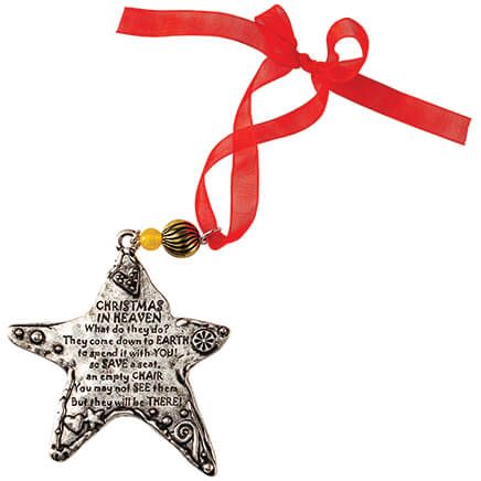 Pewter Christmas in Heaven Ornament-372417