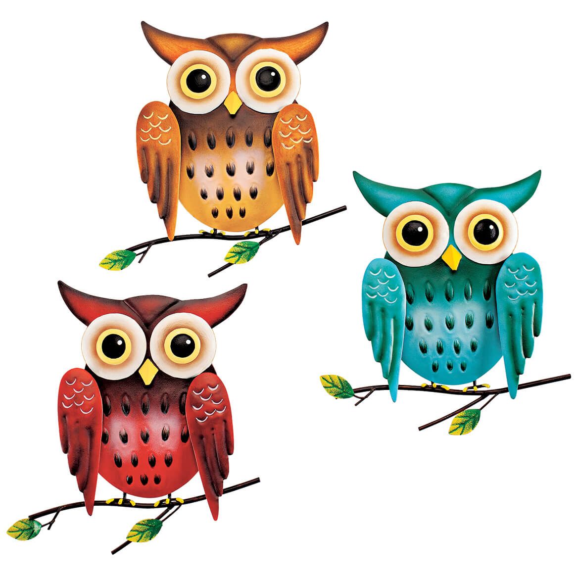 Metal Owl Hangers by Fox River™ Creations, Set of 3 + '-' + 372427