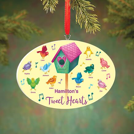 Personalized Tweet Hearts Ornament-372591