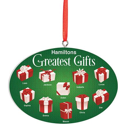 Personalized Greatest Gifts Ornament-372597