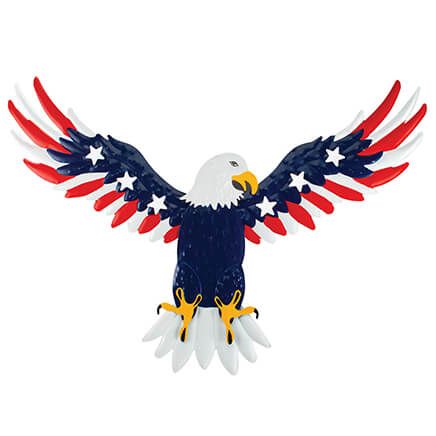 Metal Patriotic Eagle Wall Hanging by Fox River™ Creations-372633