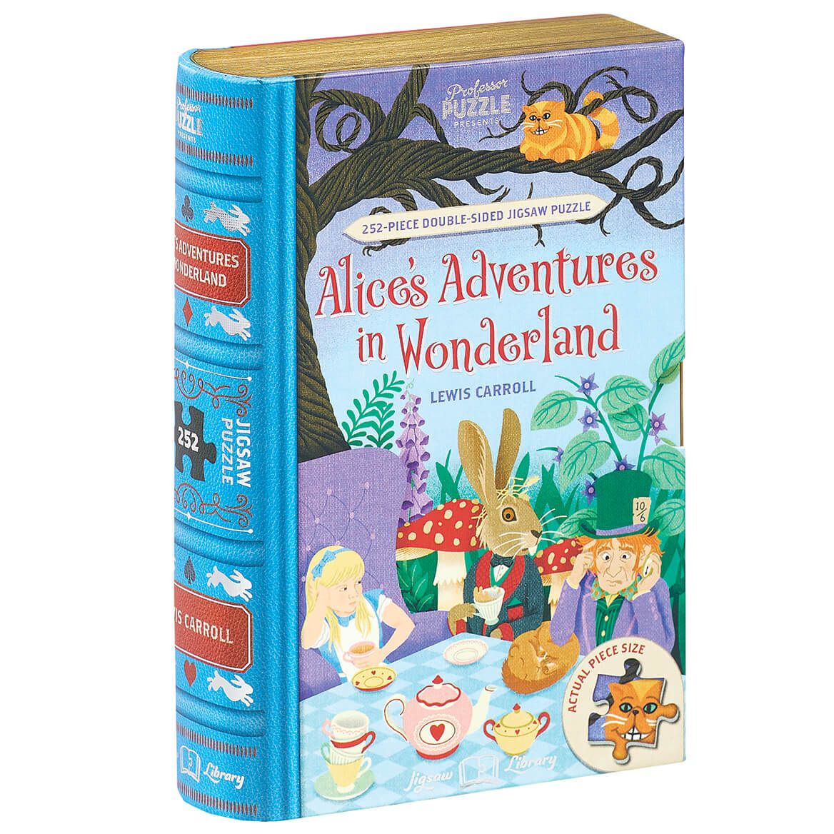 Jigsaw Library "Alice in Wonderland" 2-Sided Puzzle + '-' + 372662