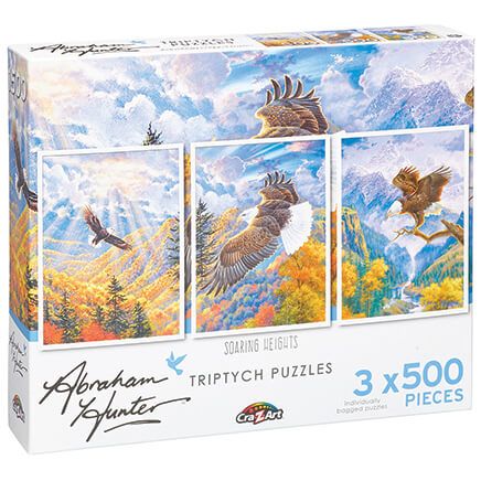 Soaring Heights by Abraham Hunter 500-pc. Puzzles, Set of 3-372675