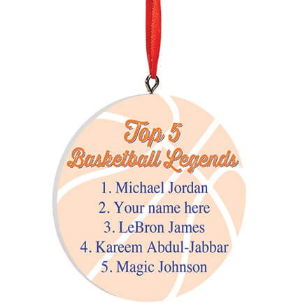 Personalized Basketball Legends Ornament-372719