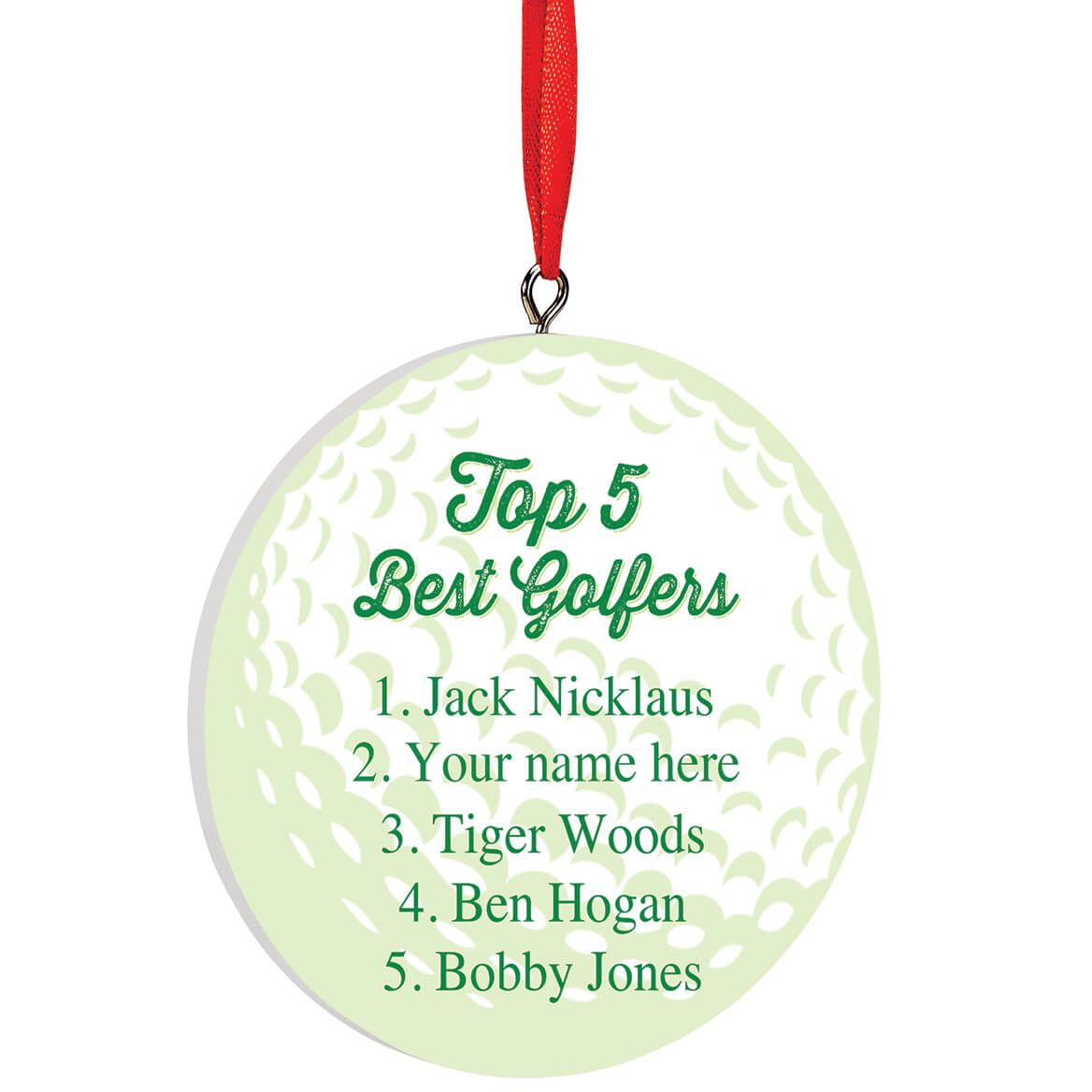 Personalized Best Golfers Ornament + '-' + 372720
