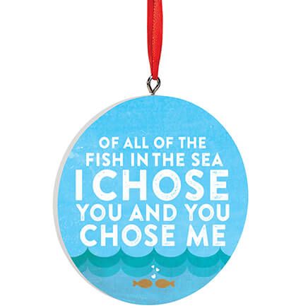 Personalized Fish in the Sea Ornament-372722