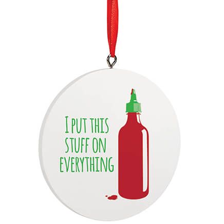 Personalized Hot Sauce Ornament-372729