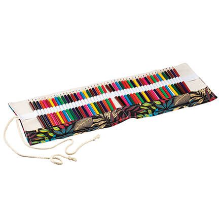 Colored Pencil Colorful Leaves Roll 48-Pc. Set-372768