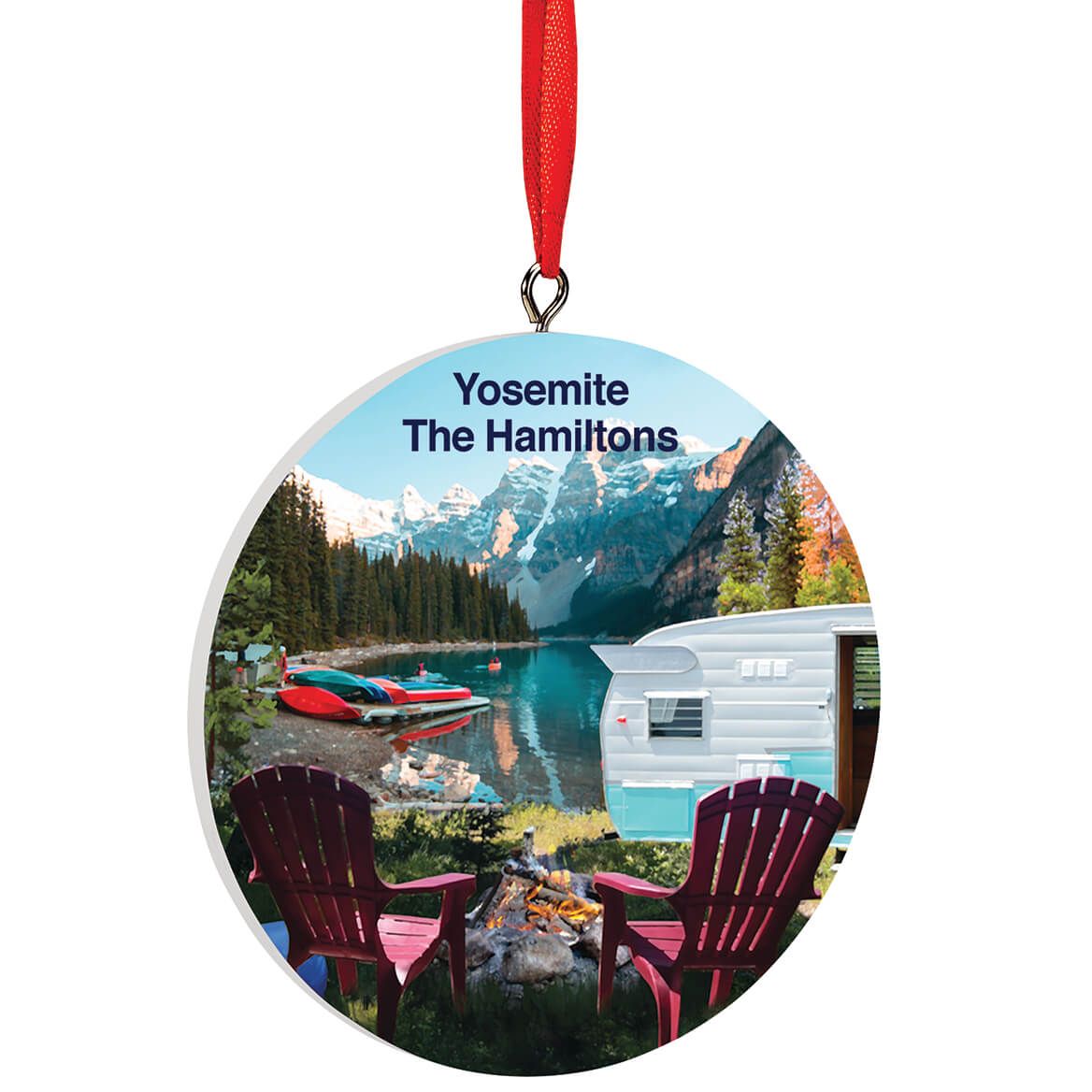 Personalized Camping Ornament + '-' + 372809
