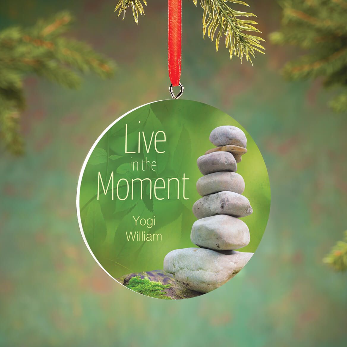 Personalized Live in the Moment Ornament + '-' + 372863