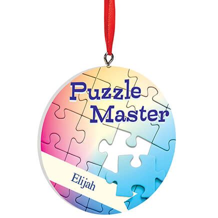 Personalized Puzzle Master Ornament-372864