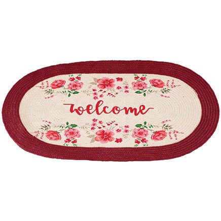 Braided Cotton Rug Welcome Mat-372931