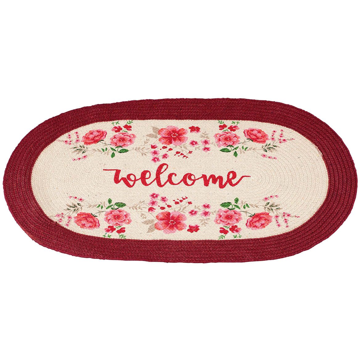 Braided Cotton Rug Welcome Mat + '-' + 372931