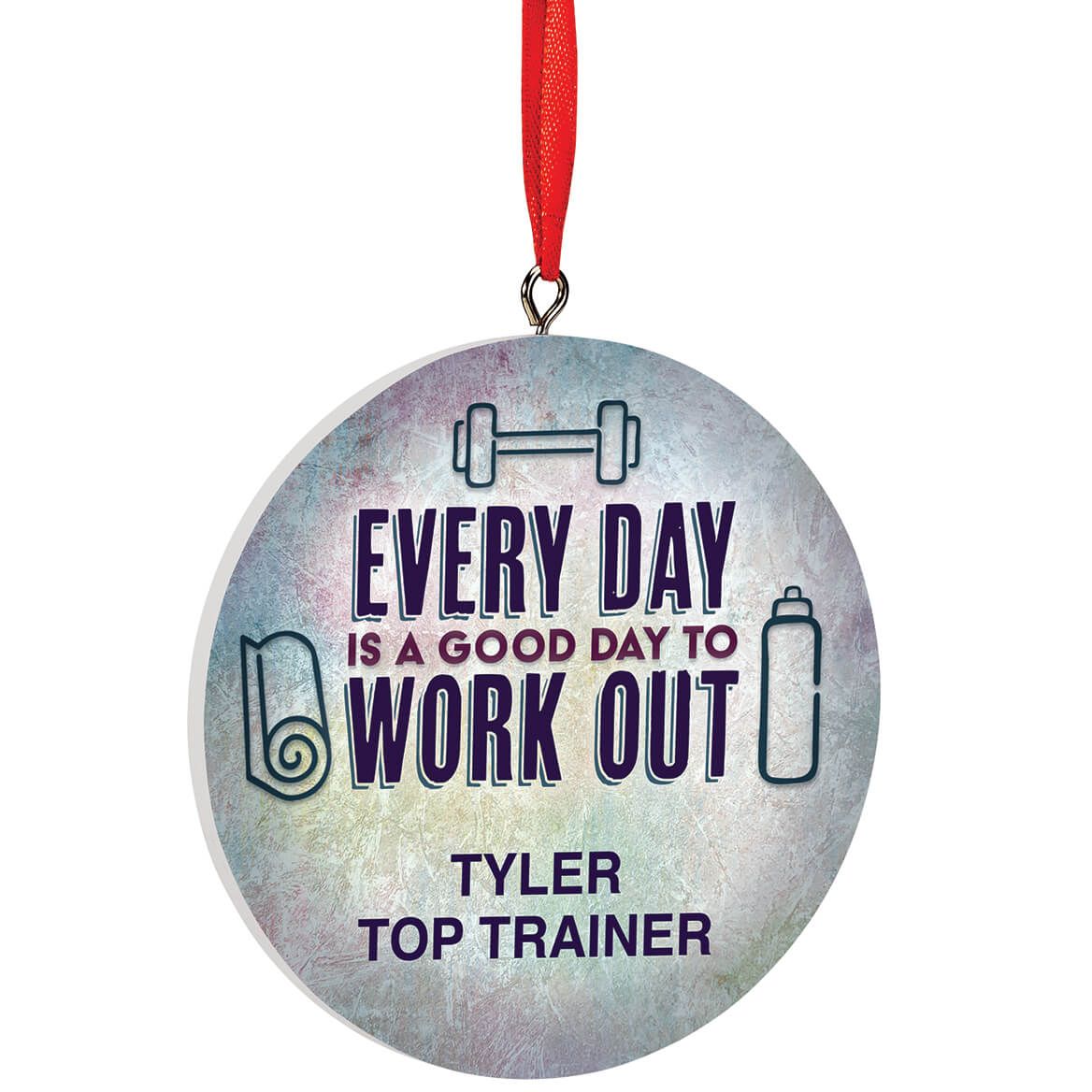 Personalized Work Out Ornament + '-' + 372984