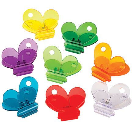 Butterfly Bag Clips, Set of 8-372998