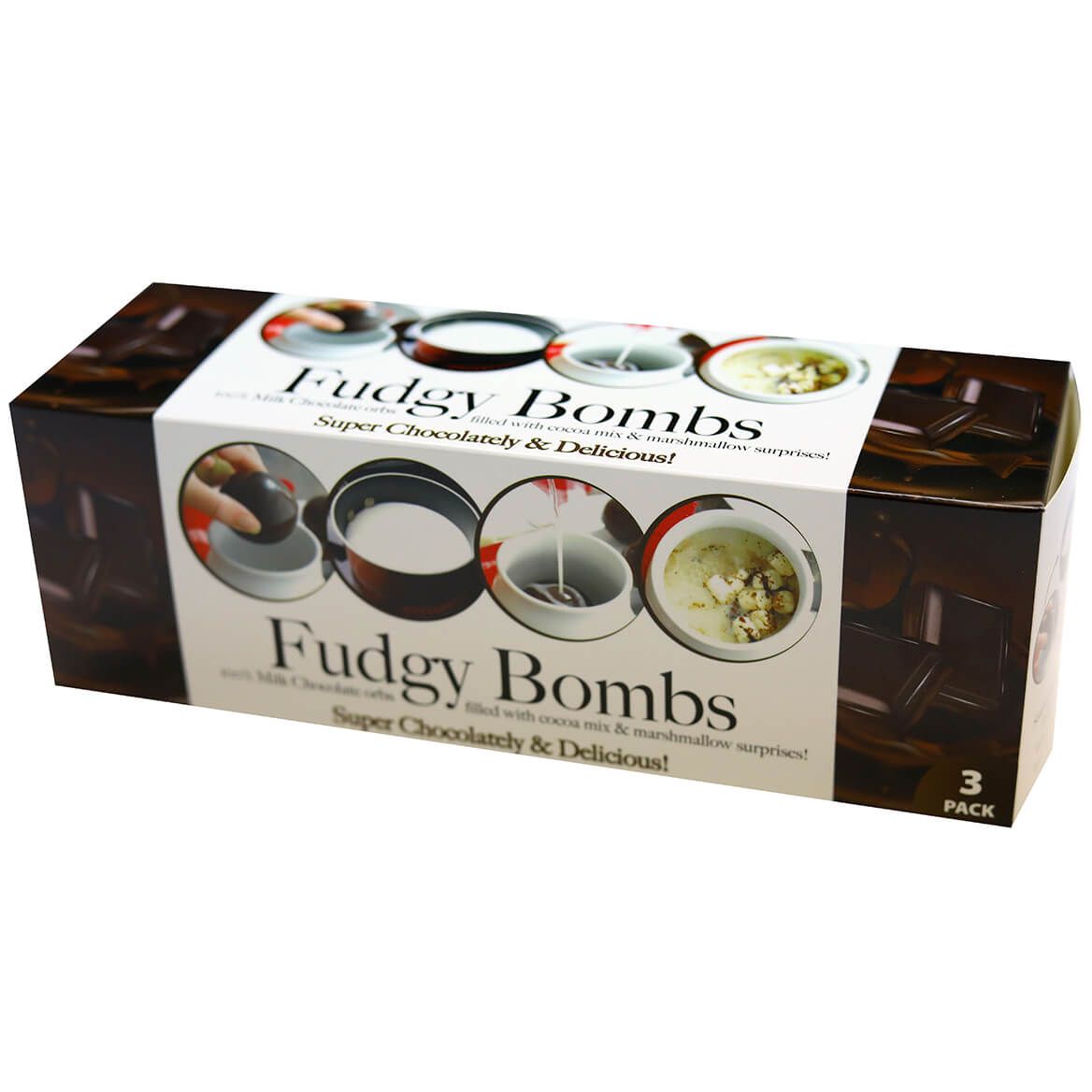 Fudgy Bombs Hot Cocoa Bombs, Pack of 3 + '-' + 372999