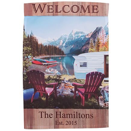 Personalized Camping Garden Flag-373010