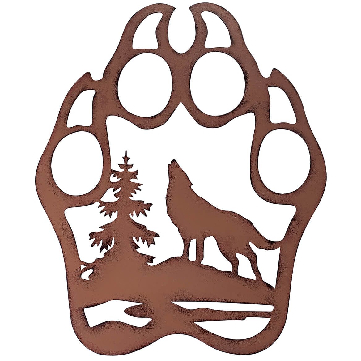 Paw Print Northwoods Metal Wall Art by Fox River™ Creations + '-' + 373030