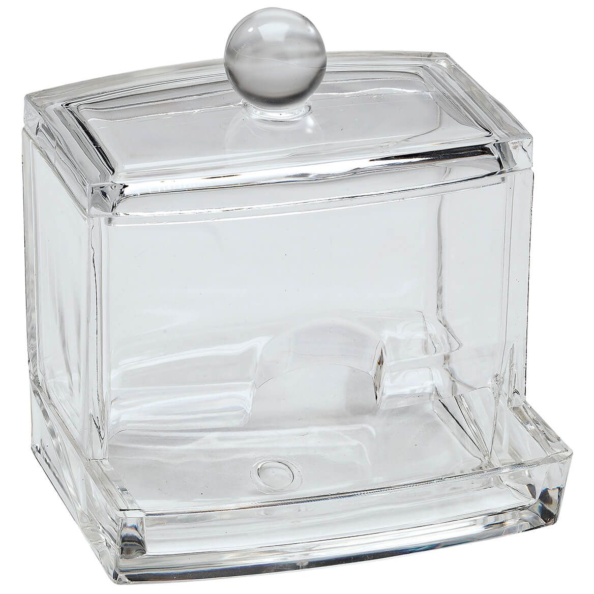Clear Acrylic Cotton Swab Dispenser + '-' + 373261