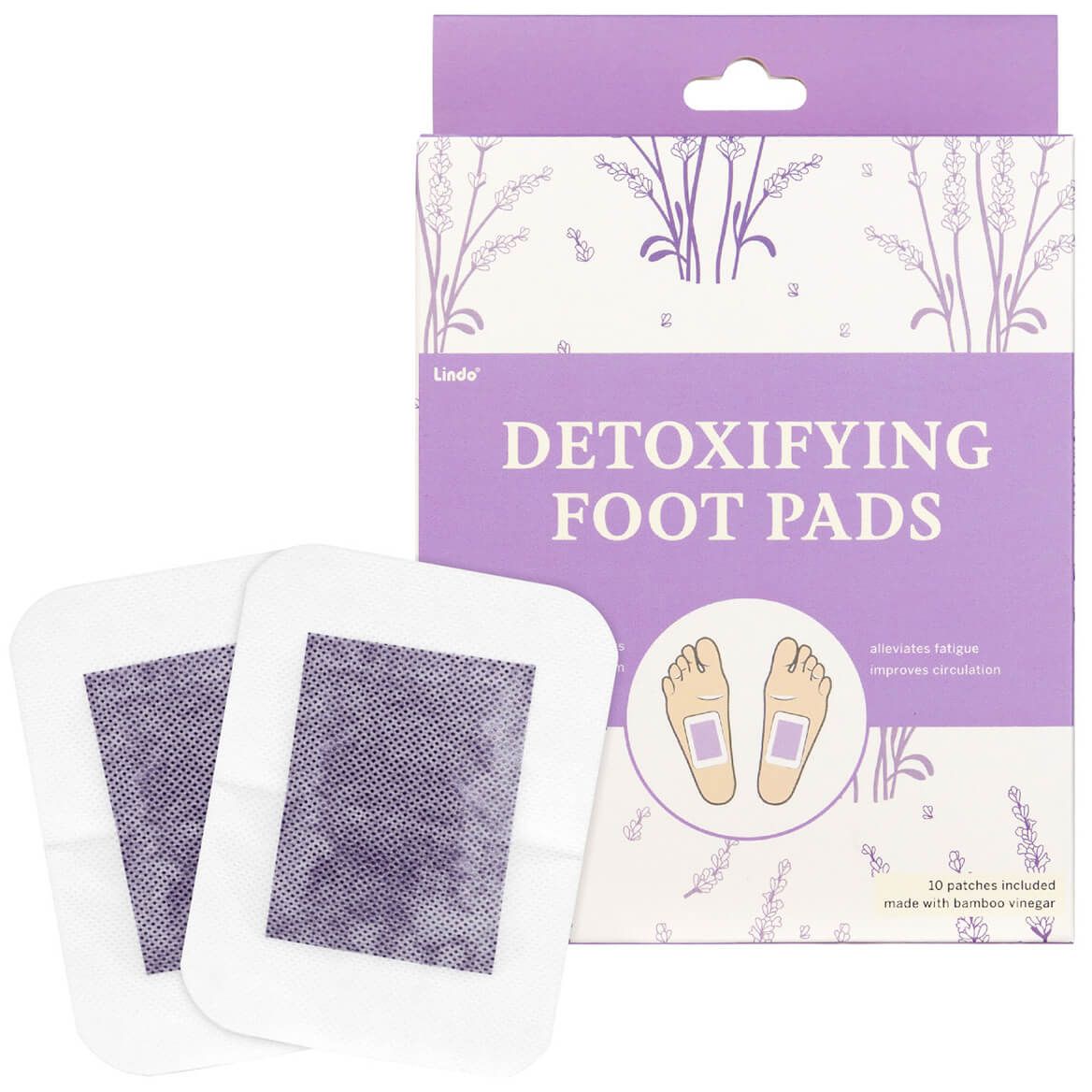 Lavender Detoxifying Foot Pads, Set of 10 + '-' + 373324
