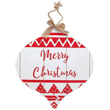 Personalized Ornament Wall Hanging by Holiday Peak™-373505