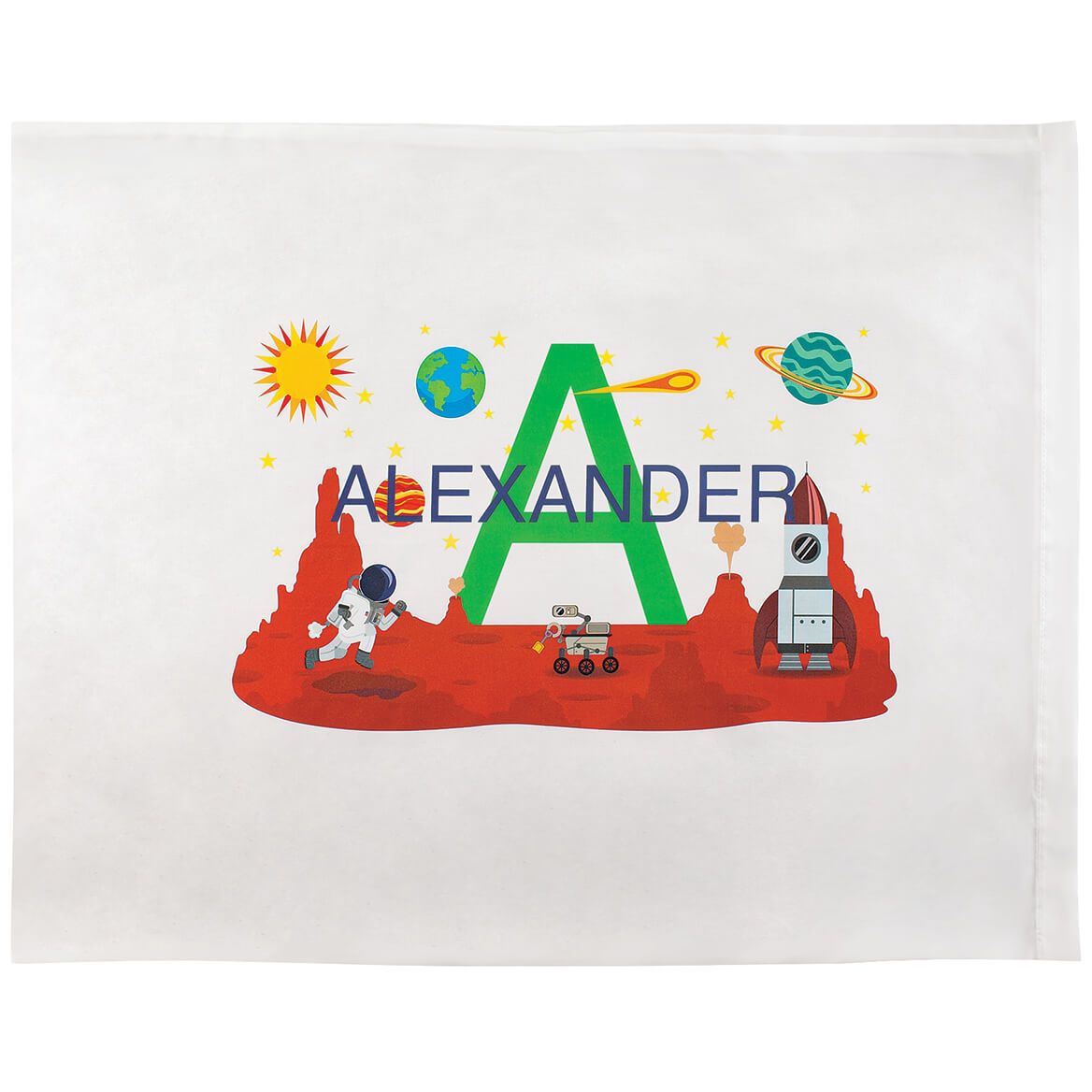 Personalized My Name Space-Themed Pillowcase + '-' + 373525