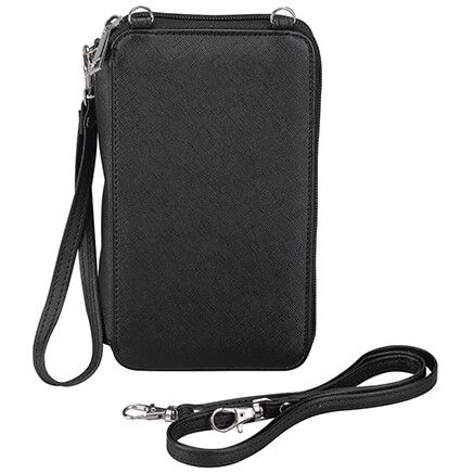 RFID Phone Wallet Shoulder Bag and Wristlet-373609