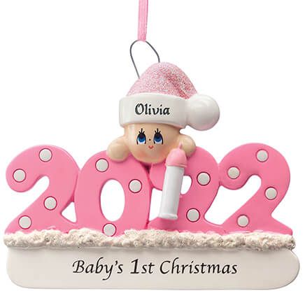Personalized 2022 Baby's First Christmas Ornament-373649