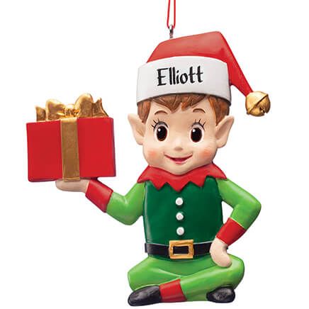 Personalized Vintage Elf Ornament-373789