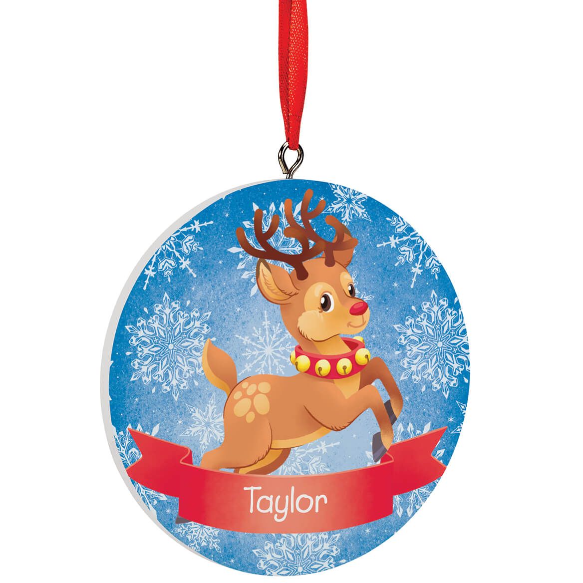 Personalized Reindeer Ornament + '-' + 373803